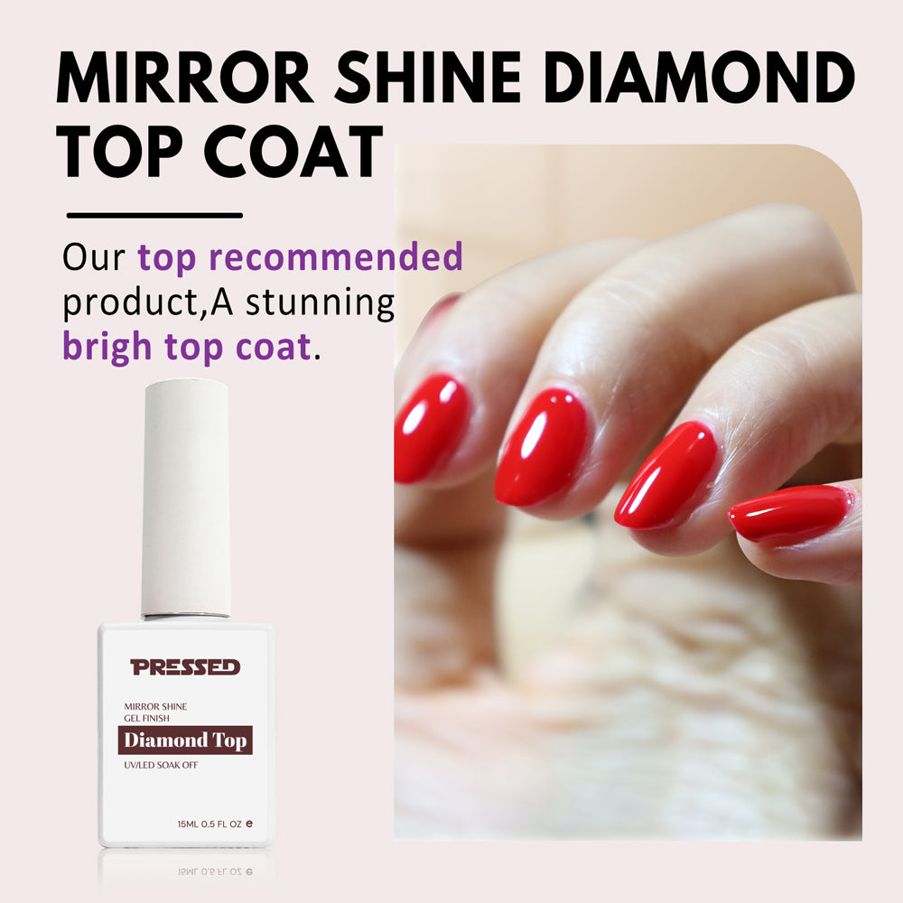 Pressed Nails Daimond Top Coat