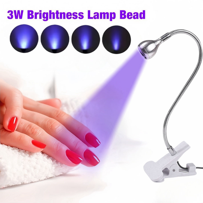 UV LED Nail Lamp, Goose Neck Flash Cure Lamp