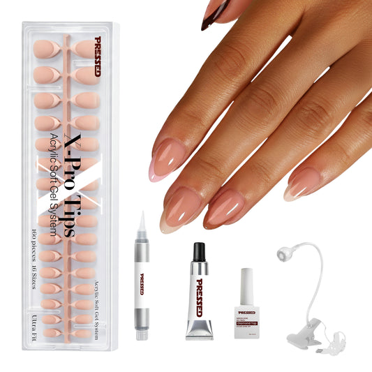 Nude French Tip Series - Short Almond - Starter Kit