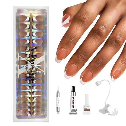 White French Tip - Short Coffin - Starter Kit