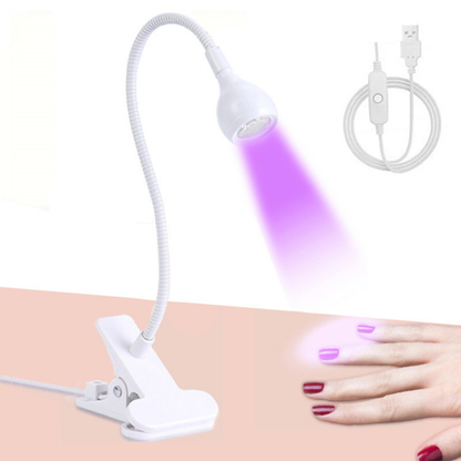 UV LED Nail Lamp, Goose Neck Flash Cure Lamp